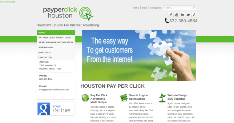 Home page of #7 Top Bing Firm: PPC Houston