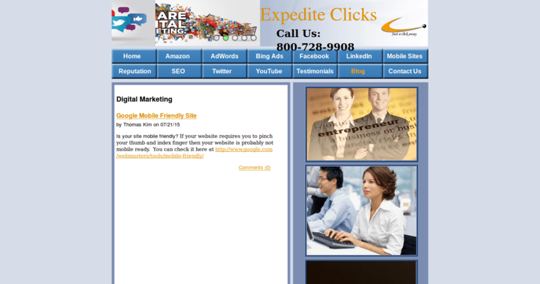 Blog page of #2 Leading Facebook Pay-Per-Click Firm: Expediteclicks