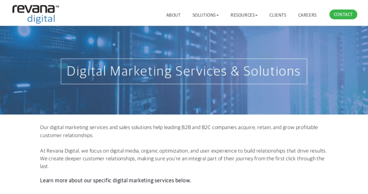 Service page of #2 Top LA PPC Company: Revana Digital Performance Marketing