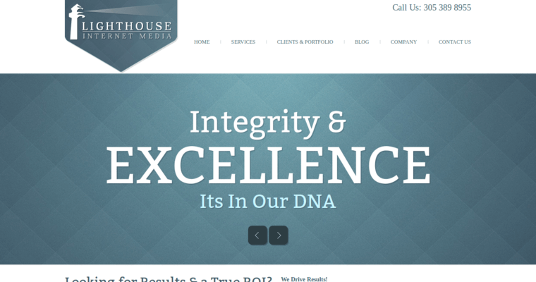 Home page of #1 Top Miami PPC Firm: Lighthouse Internet Media 