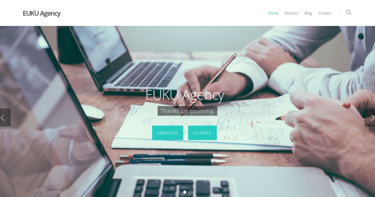 Home page of #6 Top NYC Pay Per Click Agency: EUKU Agency 