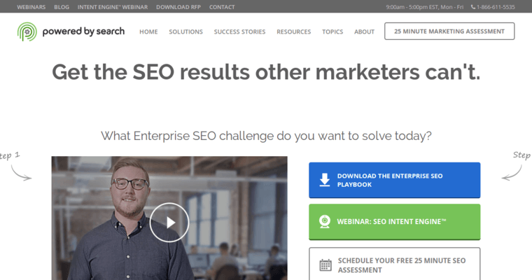 Enterprise Seo page of #6 Best Toronto PPC Firm: Powered by Search