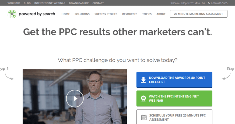 Ppc page of #6 Top Toronto PPC Business: Powered by Search