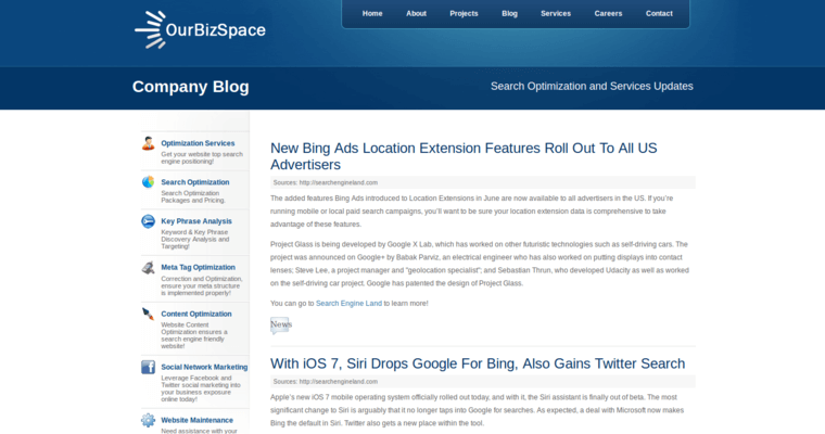 Blog page of #8 Leading Twitter PPC Managment Company: OurBizSpace