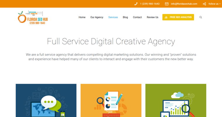 Service page of #7 Leading PPC Agency: Florida SEO Hub