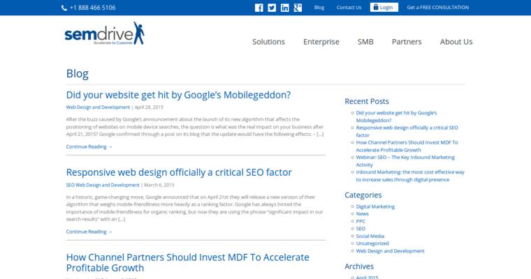 Blog page of #5 Top Pay-Per-Click Firm: SEM Drive