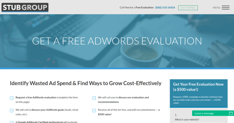 Service page of #6 Leading Bing Agency: StubGroup