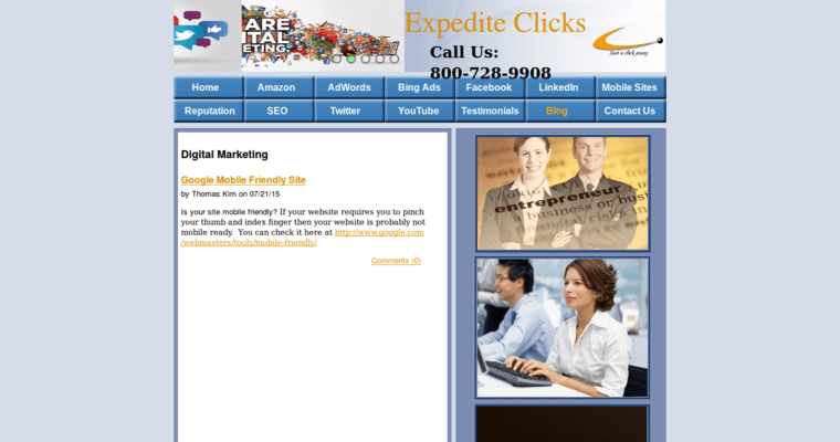 Blog page of #2 Top Facebook Pay-Per-Click Agency: Expediteclicks