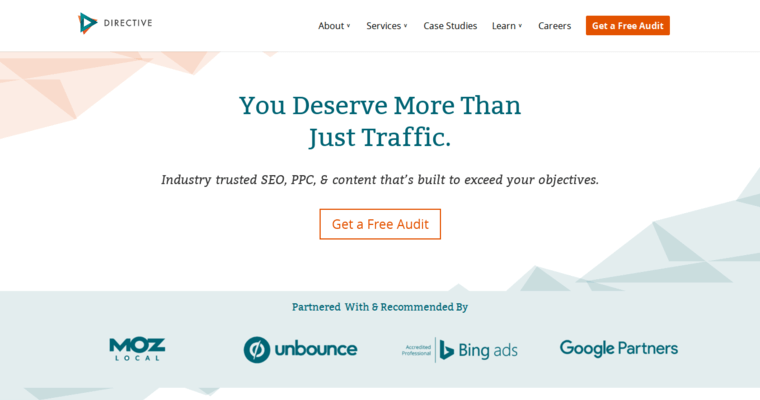 Home page of #4 Best PPC Managment Firm: Directive Consulting