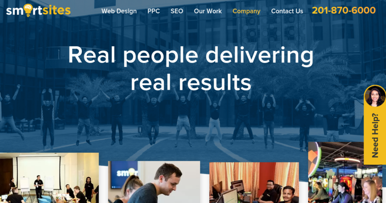 Company page of #1 Best Remarketing PPC Company: SmartSites