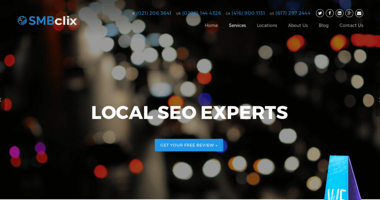 Seo page of #3 Top Toronto PPC Firm: SMBclix