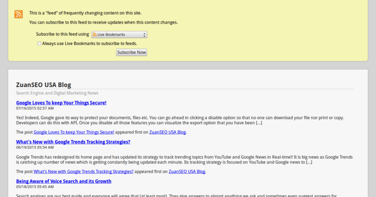 Blog page of #10 Leading Twitter PPC Company: Zuan SEO USA